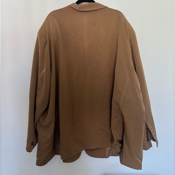 Amalea Blazer - Oversized Boyfriend Blazer in Mocha - Picture 3 of 10